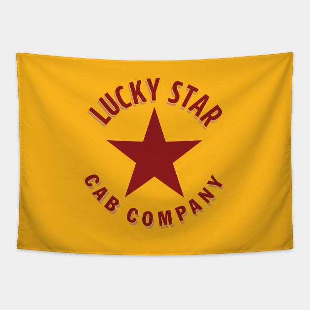 Lucky Star Cab Company Tapestry by DCLawrenceUK