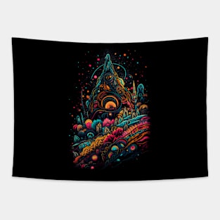 Space Mountain Tapestry