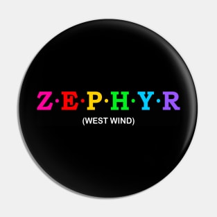 Zephyr - West Wind. Pin