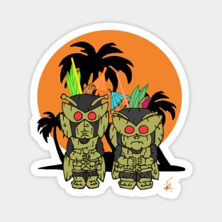 Henchman 21 and 24 tikis Magnet