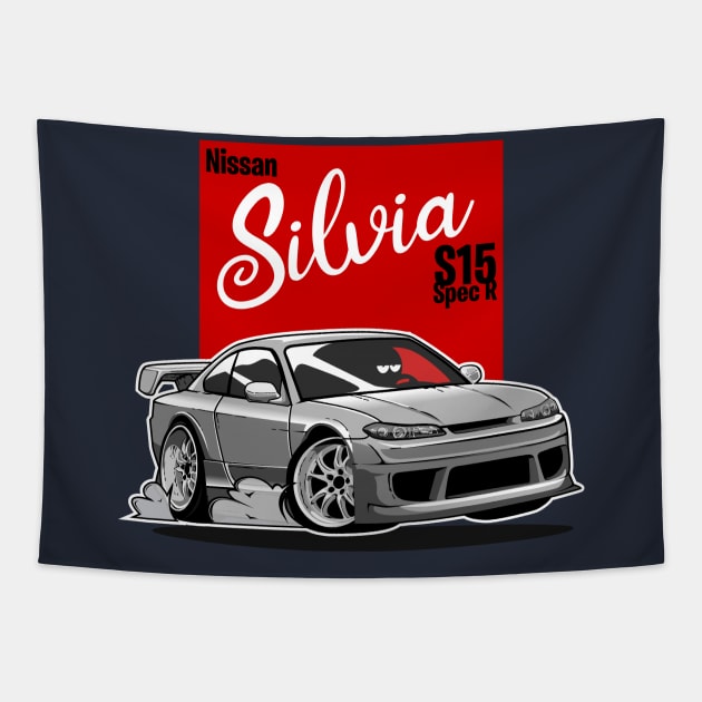 Silvia S15 Spec R Tapestry by itsTheBugz