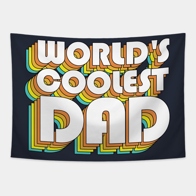 World's Coolest Dad / Awesome Dad Gift Tapestry by DankFutura