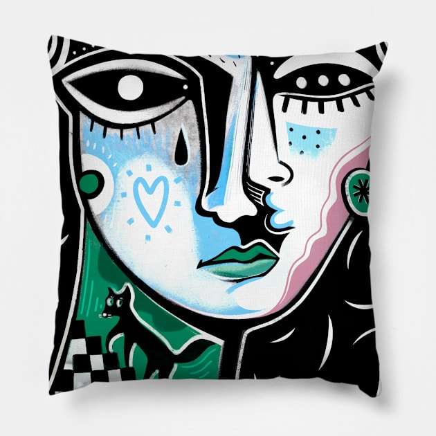 Face Pillow by Daria Kusto