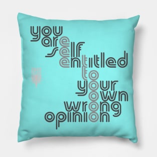 Wrong Opinion Pillow