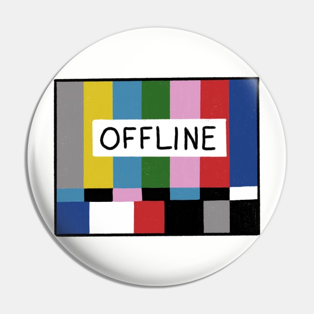 No Signal Television Screen Color Bars Test Pattern Offline Pin by Arpi Design Studio