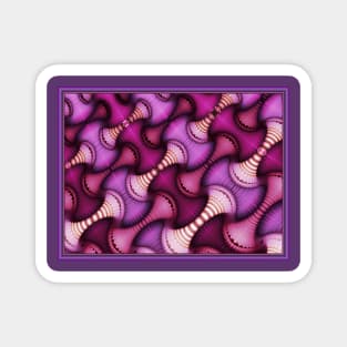 Magenta Tessellations Magnet