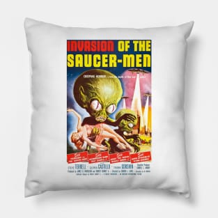 Invasion of The Saucer-Men Pillow