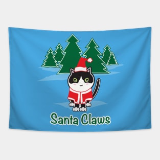 Santa Claws Tapestry