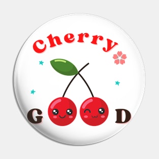 Kawaii Cherry Good Pin