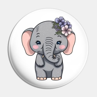 Baby Elephant Pin