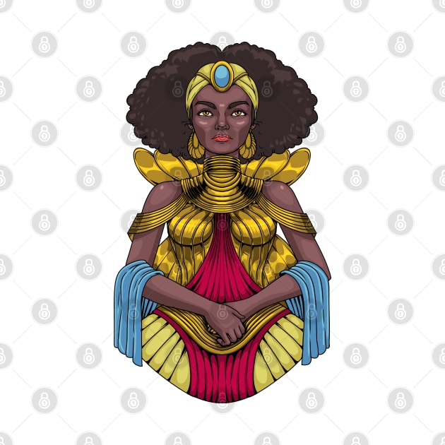 Goddess of the Yoruba religion - Oshun by Modern Medieval Design