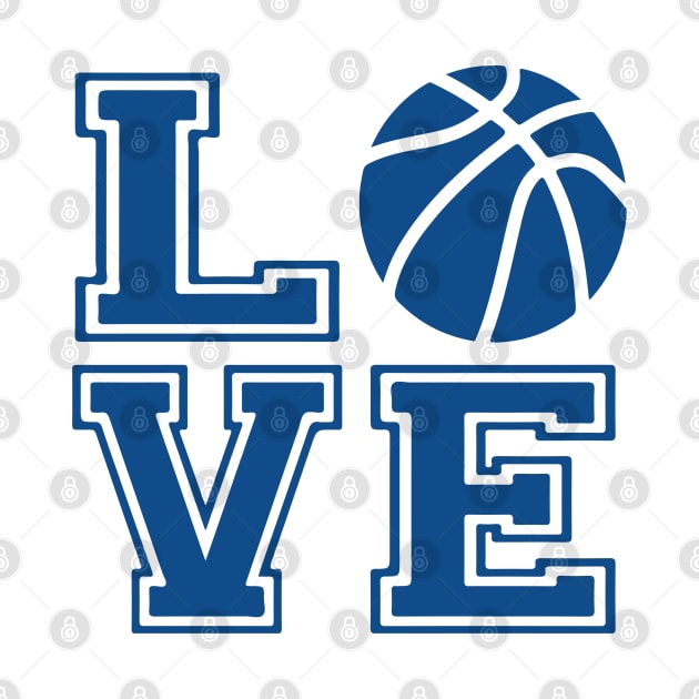 I Love Basketball - Big Letters by Hayden Mango Collective 