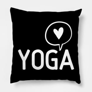 Yoga Lover I love yoga Namaste Pillow