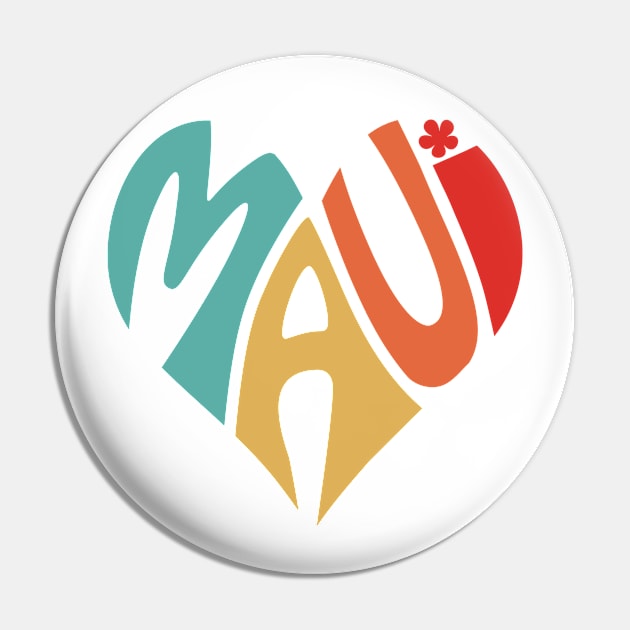 Maui Heart Pin by Etopix