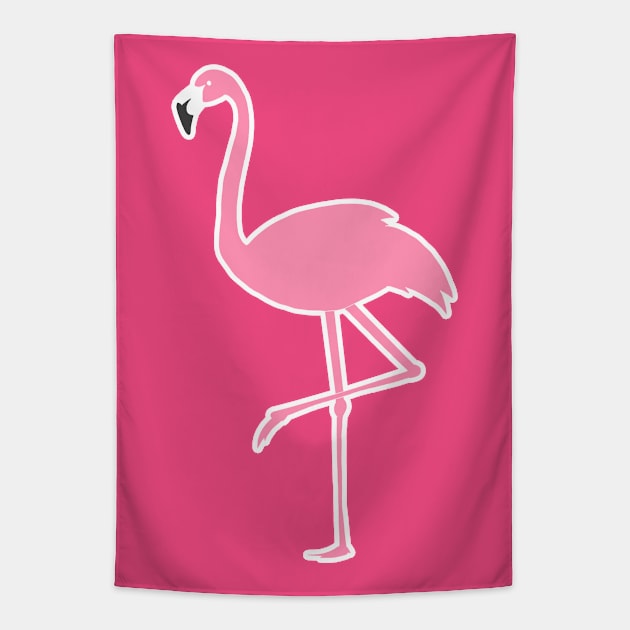 Flamingo Tapestry by adraftee