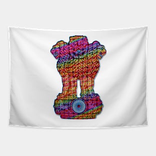 India emblem  hippie Tapestry