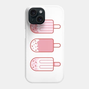 Strawberry Popsicles Phone Case