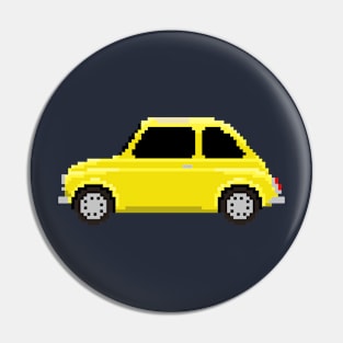 Fiat 500 Pixelart Pin