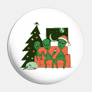 Alien Christmas Pin