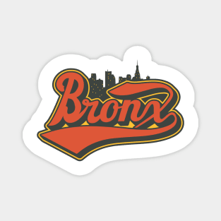 New York Bronx - New York Bronx Schriftzug - Bronx Logo Magnet