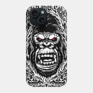 gorilla head2 Phone Case