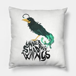 shadow crow Pillow