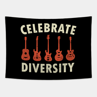 Celebrate Diversity Guitar Player Music Guitarist Tapestry