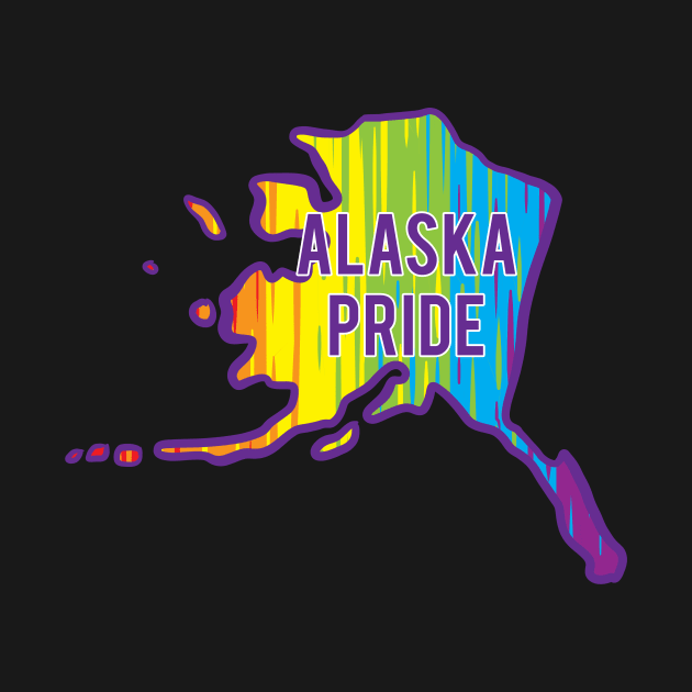 Alaska Pride LGBTQ by Manfish Inc.