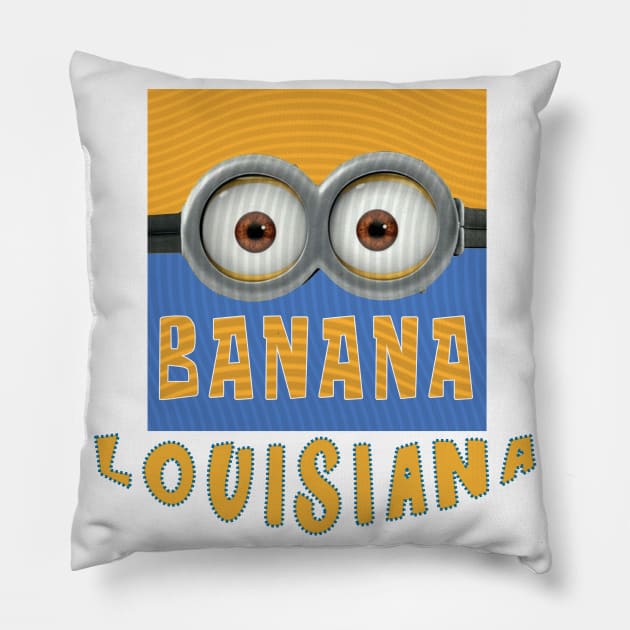 DESPICABLE MINION AMERICA LOUSIANA Pillow by LuckYA