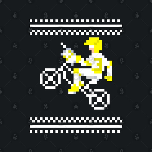 80's BMX RAD videogame pixel art by TommySniderArt