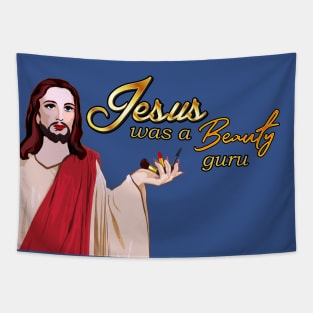 Jesus was a Beauty Guru Tapestry