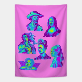 Famous Portraits Tapestry