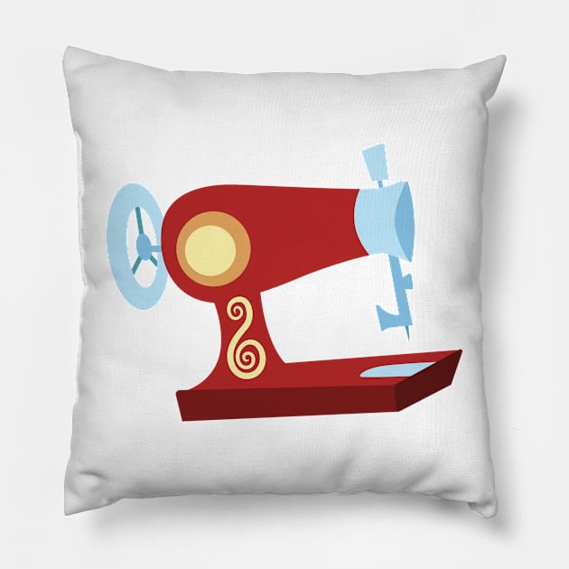 Sewing Machine Pillow by CloudyGlow