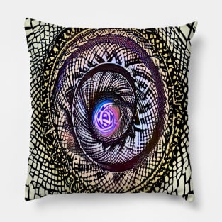 Birth of an Idea Fractal Pillow