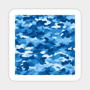 BLUE MILITARY CAMOUFLAGE DESIGN, IPHONE CASE AND MORE Magnet