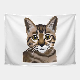 Cute Cat Tshirt Tapestry