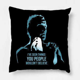 Tears in the Rain - Blade Runner Monologue Pillow