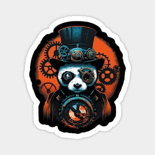 clockwork panda Magnet