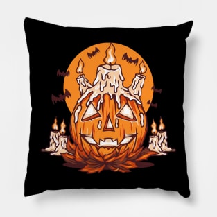 The Possessed Pumpkin Pillow