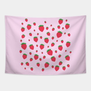 Whimsical strawberry pattern Tapestry