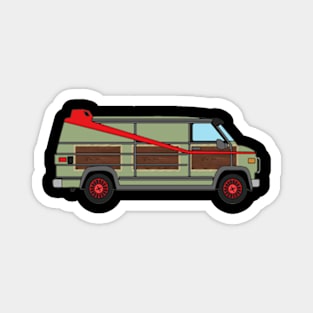 A-Team Family Vanster - Lou Glutz Motors Mashup Magnet