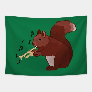 Trumpet Squirrel Tapestry