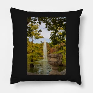 Spain. Madrid. Fall in Buen Retiro park. Pillow