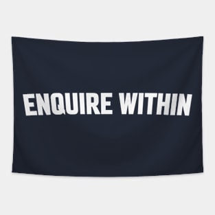 ENQUIRE WITHIN Tapestry