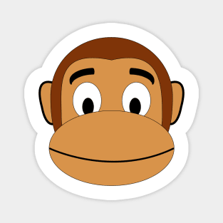 Monkey face Magnet