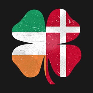Danish Irish Shamrock Denmark Ireland St. Patrick's Day T-Shirt