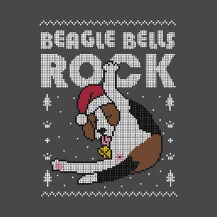 Beagle Bells! - Ugly Christmas Sweater T-Shirt