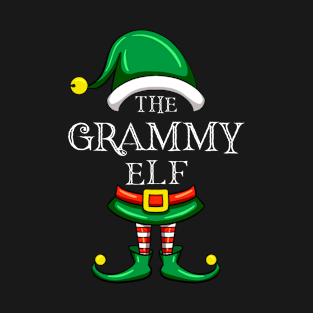 The Grammy Elf Matching Family Christmas Pajama T-Shirt