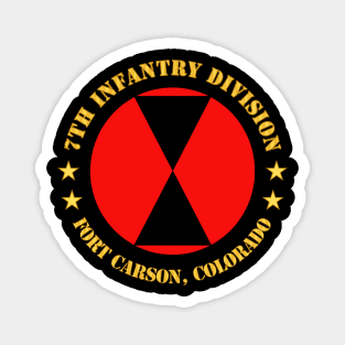 7th Infantry Division - Fort Carson, Colorado Magnet