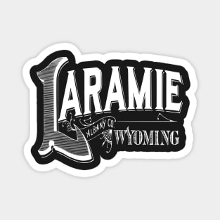 Vintage Laramie, WY Magnet